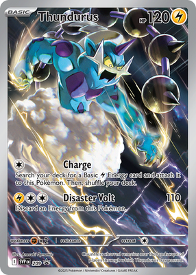 Thundurus sealed Promo card Black bolt ETB