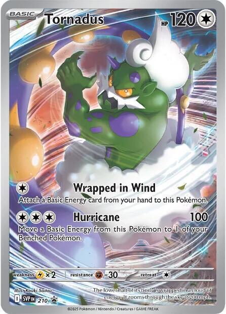 Tornados sealed Promo card white flare Etb